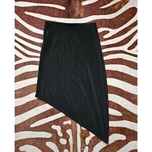 Vintage 90s Y2k Women’s Sz S Double Mesh Asymmetrical Mini Skirt Dead Stock USA